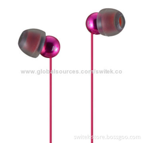 Noise-cancelling In-ear Smallest Metal Earphones for iPhone, Ball-shaped, 5mm Diameter